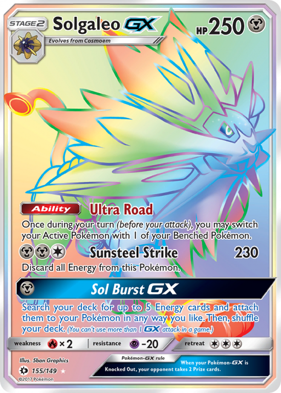 Solgaleo-GX 155/149 Sun & Moon Sun & Moon