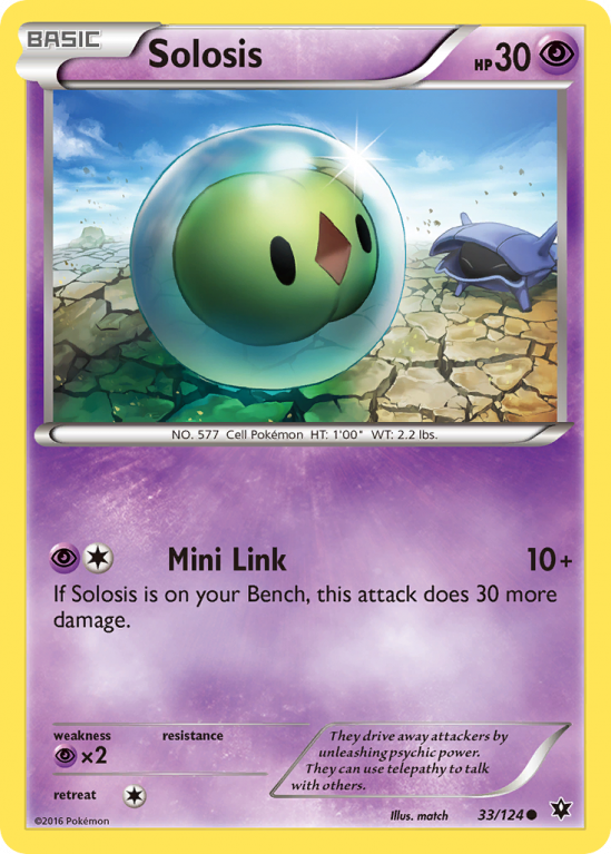 Solosis 33/124 XY Fates Collide