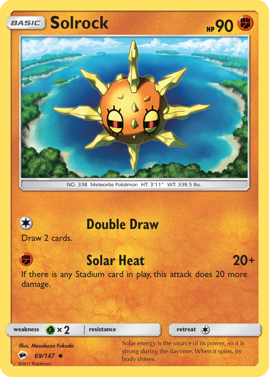 Solrock 69/147 Sun & Moon Burning Shadows