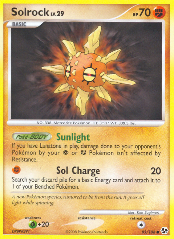 Solrock 85/106 Diamond & Pearl Great Encounters