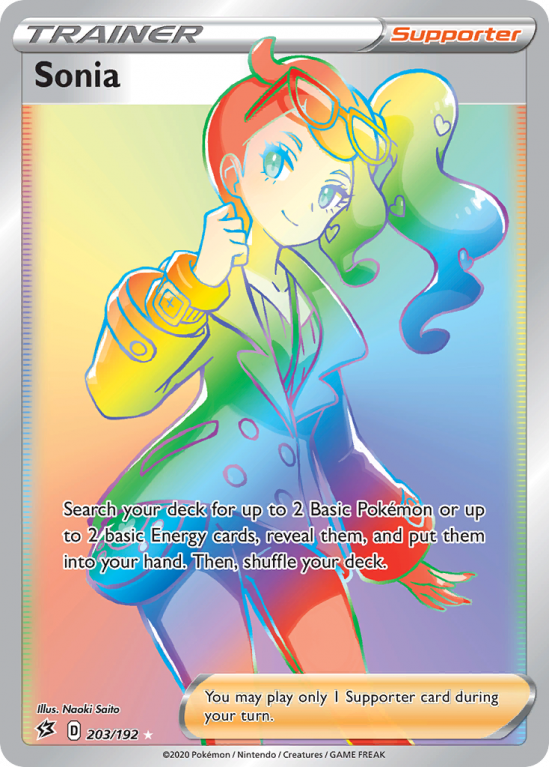Sonia 203/192 Sword & Shield Rebel Clash