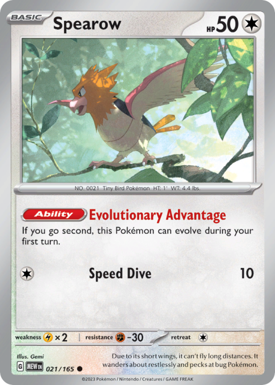 Spearow 21/165 Scarlet & Violet 151