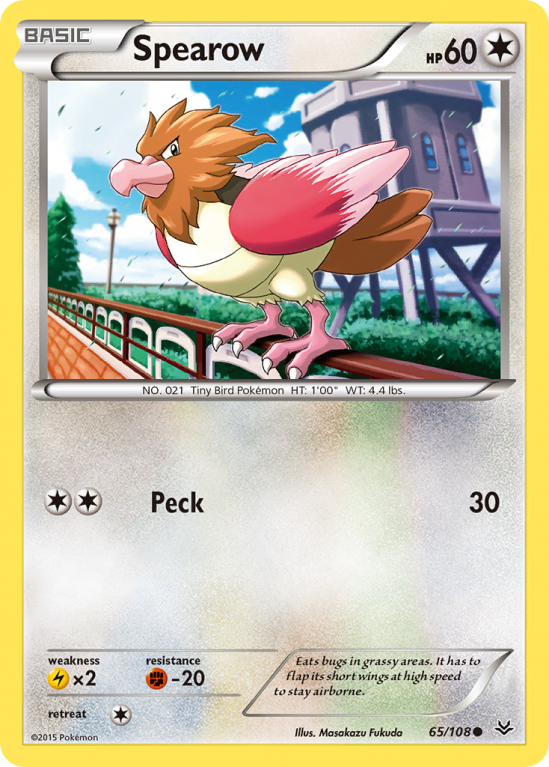 Spearow 65/108 XY Roaring Skies