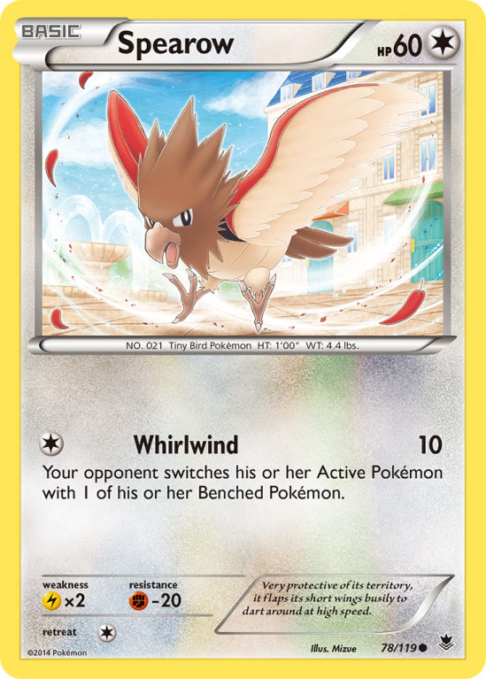Spearow 78/119 XY Phantom Forces