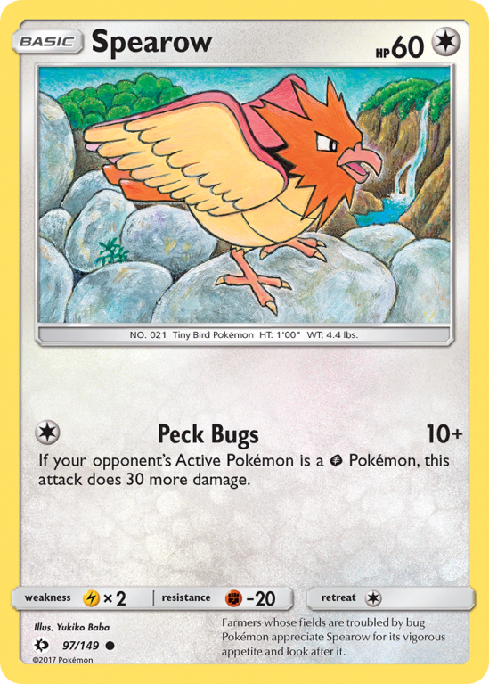 Spearow 97/149 Sun & Moon Sun & Moon