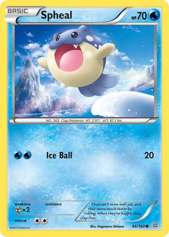 Spheal 46/160 XY Primal Clash