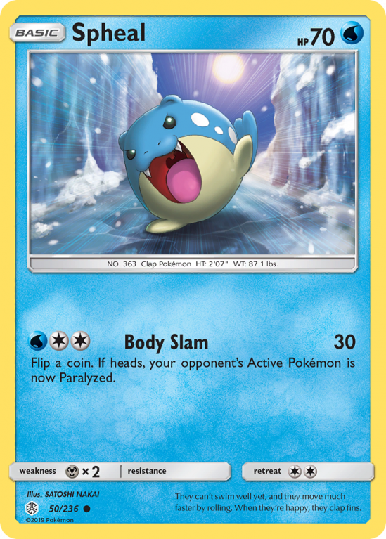 Spheal 50/236 Sun & Moon Cosmic Eclipse