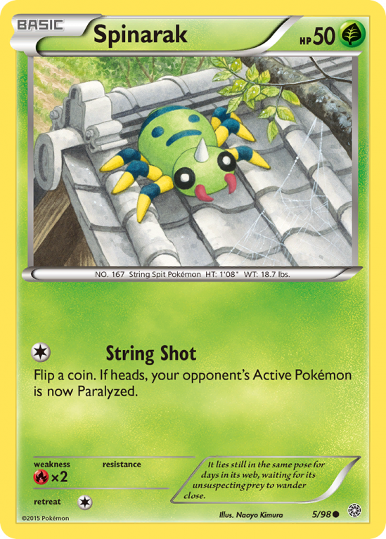 Spinarak 5/98 XY Ancient Origins