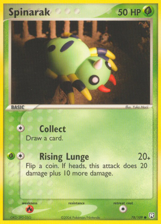 Spinarak 78/109 EX Team Rocket Returns
