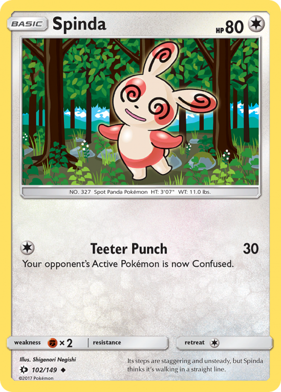 Spinda 102/149 Sun & Moon Sun & Moon
