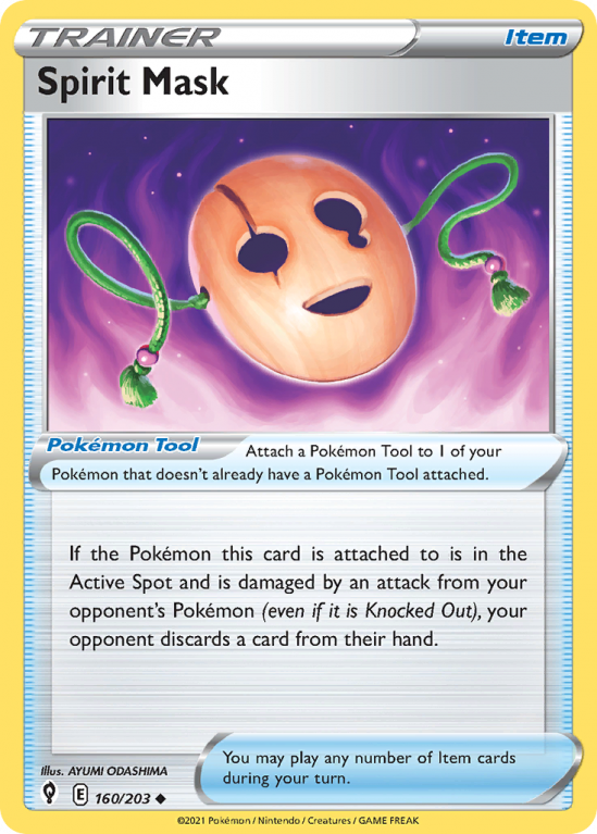 Spirit Mask 160/203 Sword & Shield Evolving Skies