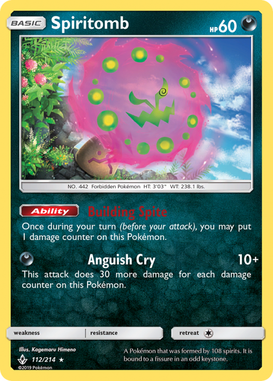 Spiritomb 112/214 Sun & Moon Unbroken Bonds