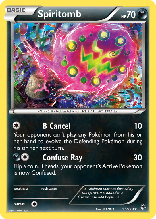 Spiritomb 55/119 XY Phantom Forces