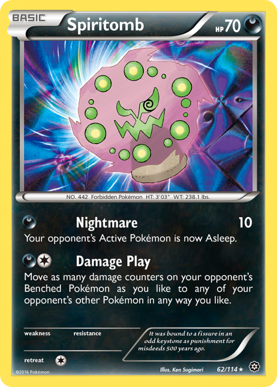 Spiritomb 62/114 XY Steam Siege