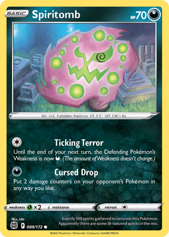Spiritomb 89/172 Sword & Shield Brilliant Stars