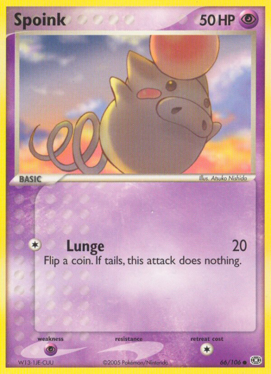 Spoink 66/106 EX Emerald