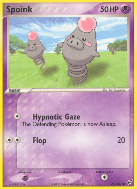 Spoink 76/107 EX Deoxys