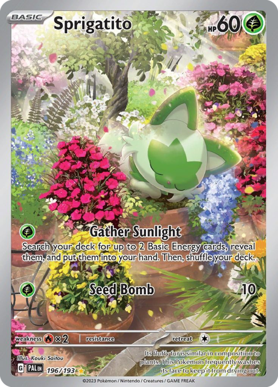 Sprigatito 196/193 Scarlet & Violet Paldea Evolved