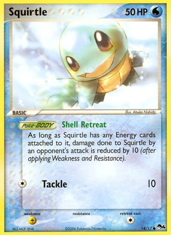 Squirtle 14/17 POP POP Series 4