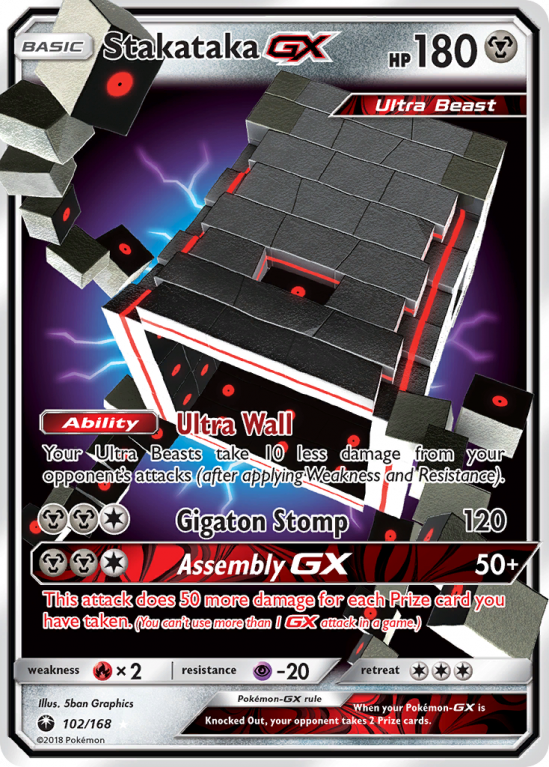 Stakataka-GX 102/168 Sun & Moon Celestial Storm