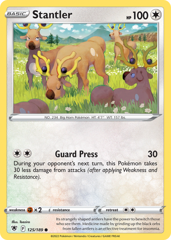Stantler 125/189 Sword & Shield Astral Radiance