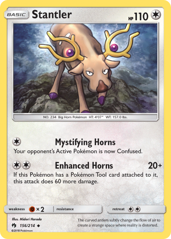 Stantler 156/214 Sun & Moon Lost Thunder