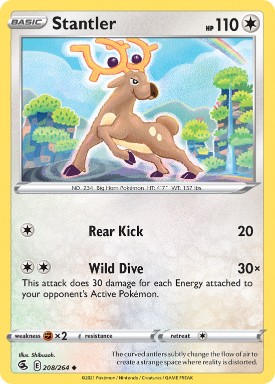 Stantler 208/264 Sword & Shield Fusion Strike