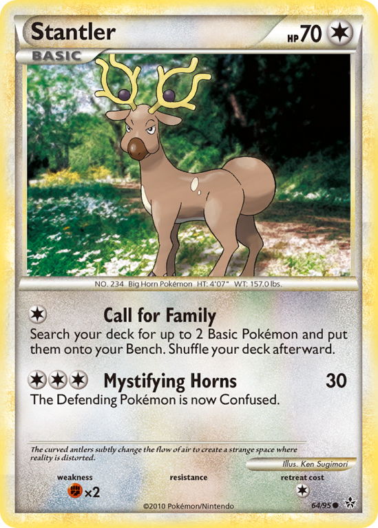 Stantler 64/95 HeartGold & SoulSilver HS—Unleashed