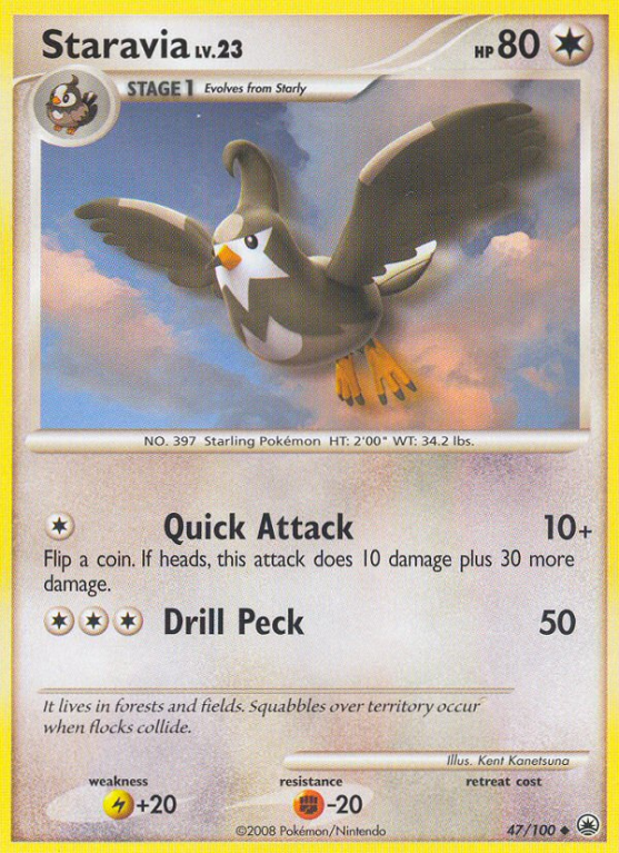 Staravia 47/100 Diamond & Pearl Majestic Dawn