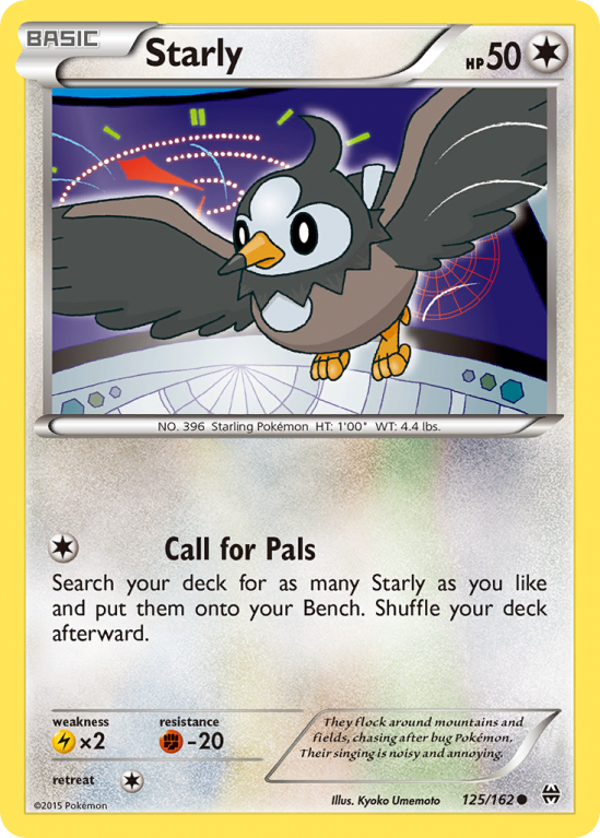 Starly 125/162 XY BREAKthrough