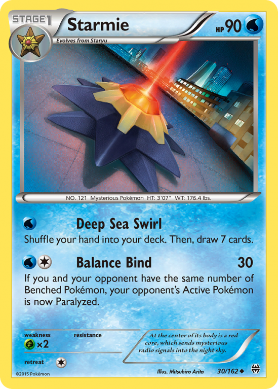 Starmie 30/162 XY BREAKthrough