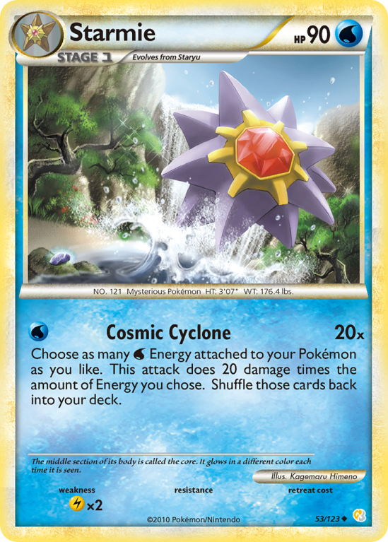 Starmie 53/123 HeartGold & SoulSilver HeartGold & SoulSilver