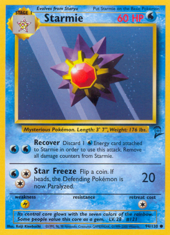 Starmie 94/130 Base Base Set 2
