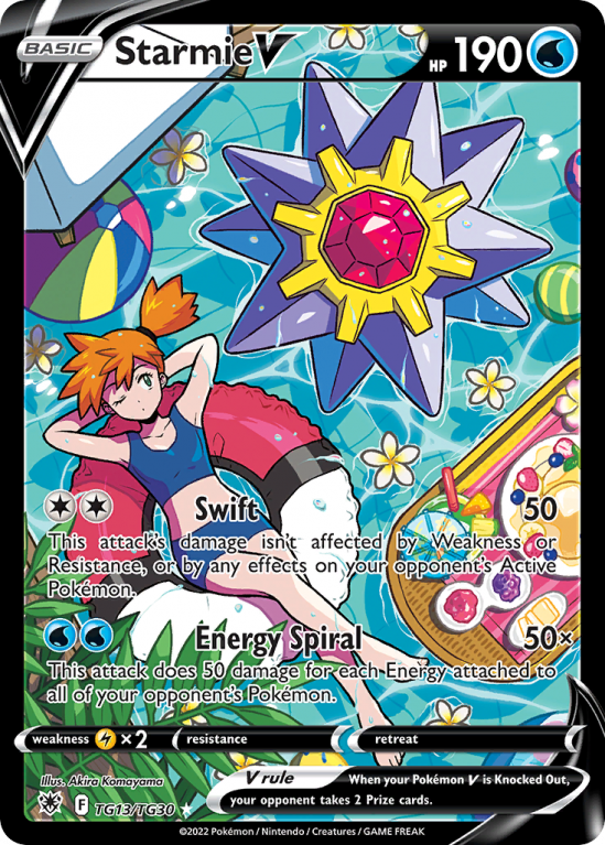 Starmie V TG13/30 Sword & Shield Astral Radiance Trainer Gallery