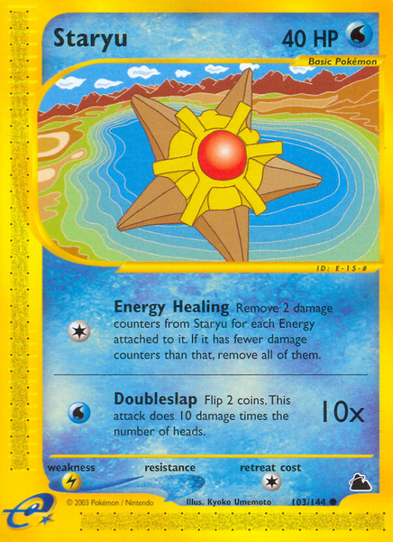 Staryu 103/182 E-Card Skyridge