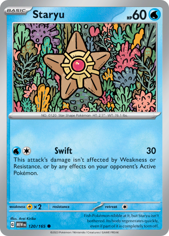 Staryu 120/165 Scarlet & Violet 151