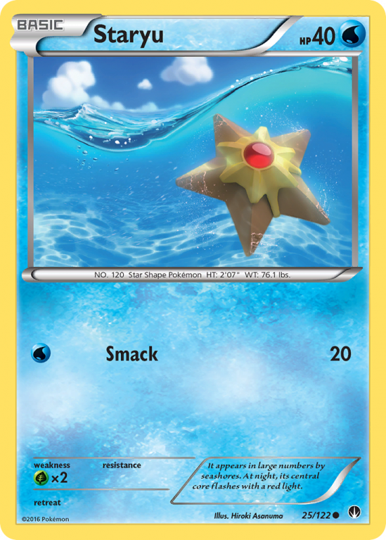 Staryu 25/122 XY BREAKpoint