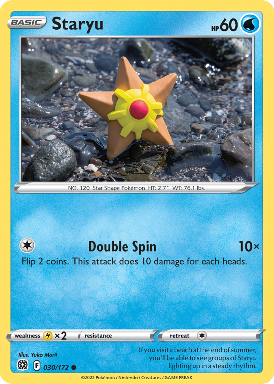 Staryu 30/172 Sword & Shield Brilliant Stars