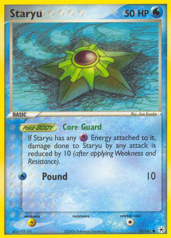 Staryu 75/101 EX Hidden Legends