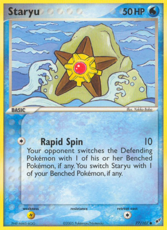Staryu 77/107 EX Deoxys