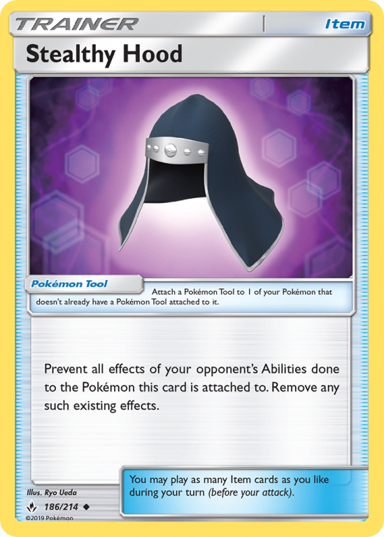 Stealthy Hood 186/214 Sun & Moon Unbroken Bonds