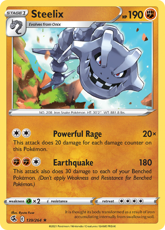 Steelix 139/264 Sword & Shield Fusion Strike