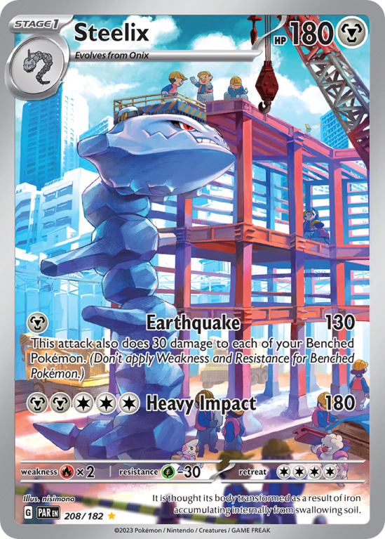 Steelix 208/182 Scarlet & Violet Paradox Rift