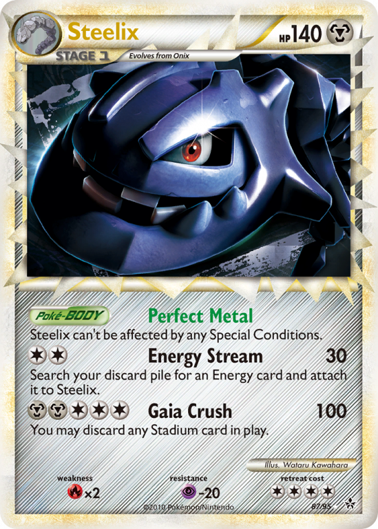 Steelix 87/95 HeartGold & SoulSilver HS—Unleashed