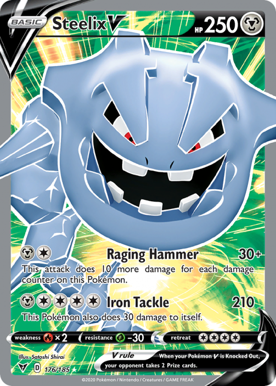 Steelix V 176/185 Sword & Shield Vivid Voltage