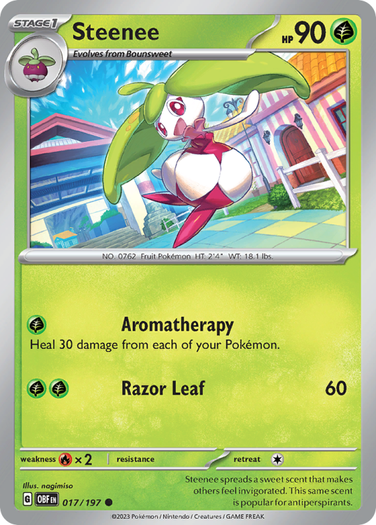 Steenee 17/197 Scarlet & Violet Obsidian Flames