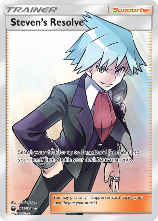 Steven's Resolve 165/168 Sun & Moon Celestial Storm