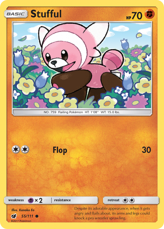 Stufful 55/111 Sun & Moon Crimson Invasion