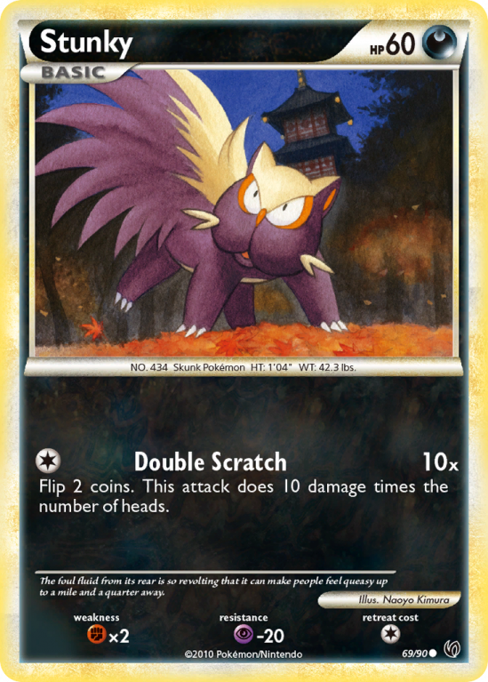 Stunky 69/90 HeartGold & SoulSilver HS—Undaunted