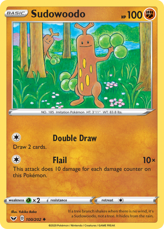 Sudowoodo 100/202 Sword & Shield Sword & Shield